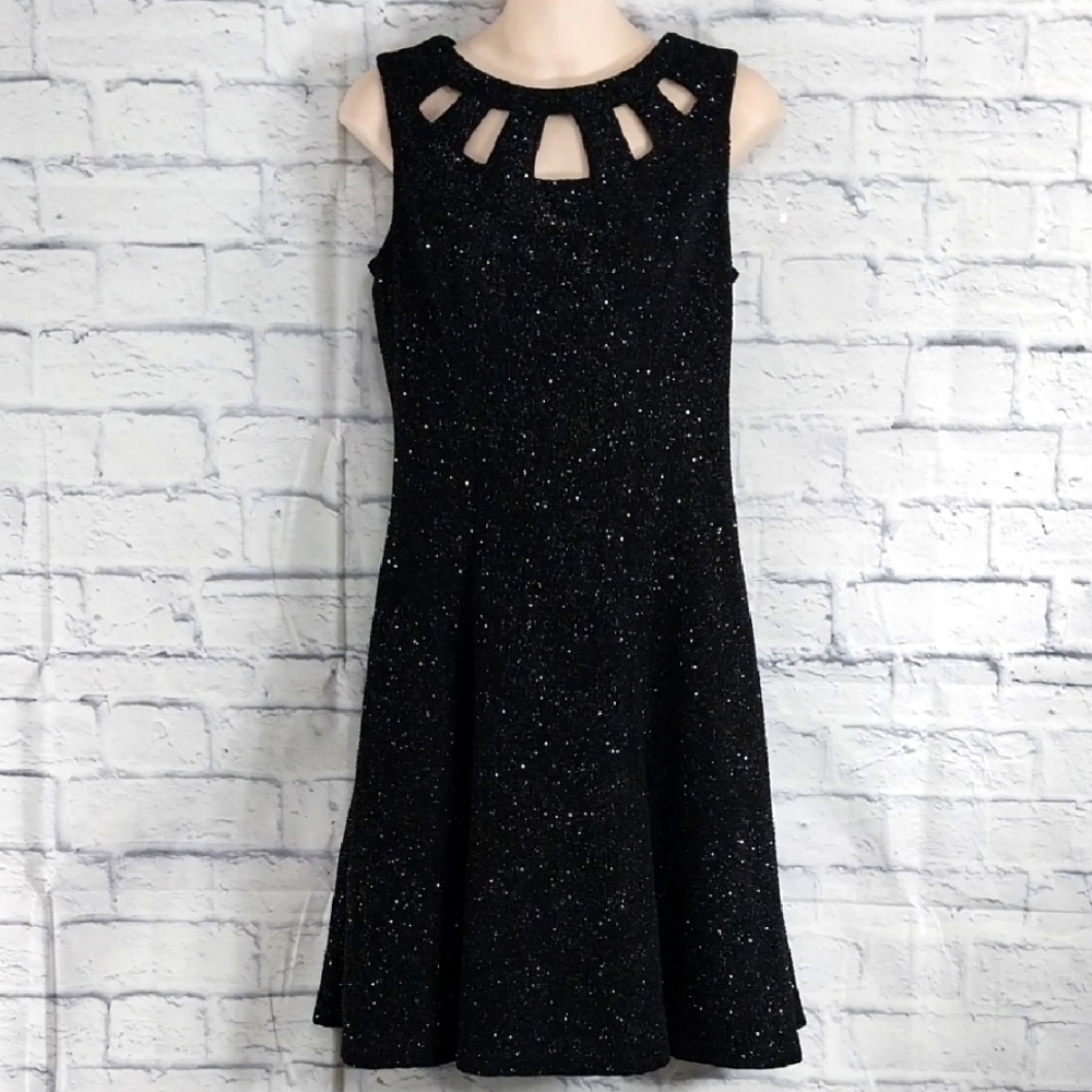 🔵BOGO FREE🔵 Alyx Dress Black Sparkly Semi Formal Occasion Sz 4